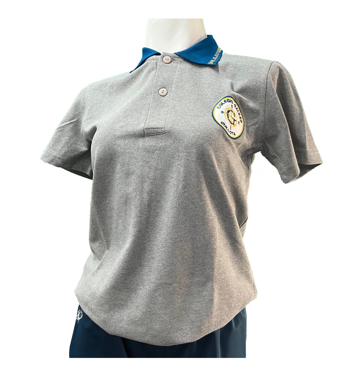 polera pique manga corta
