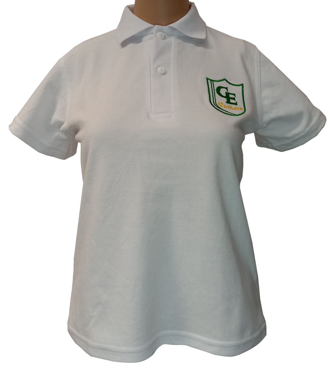 polera pique manga corta