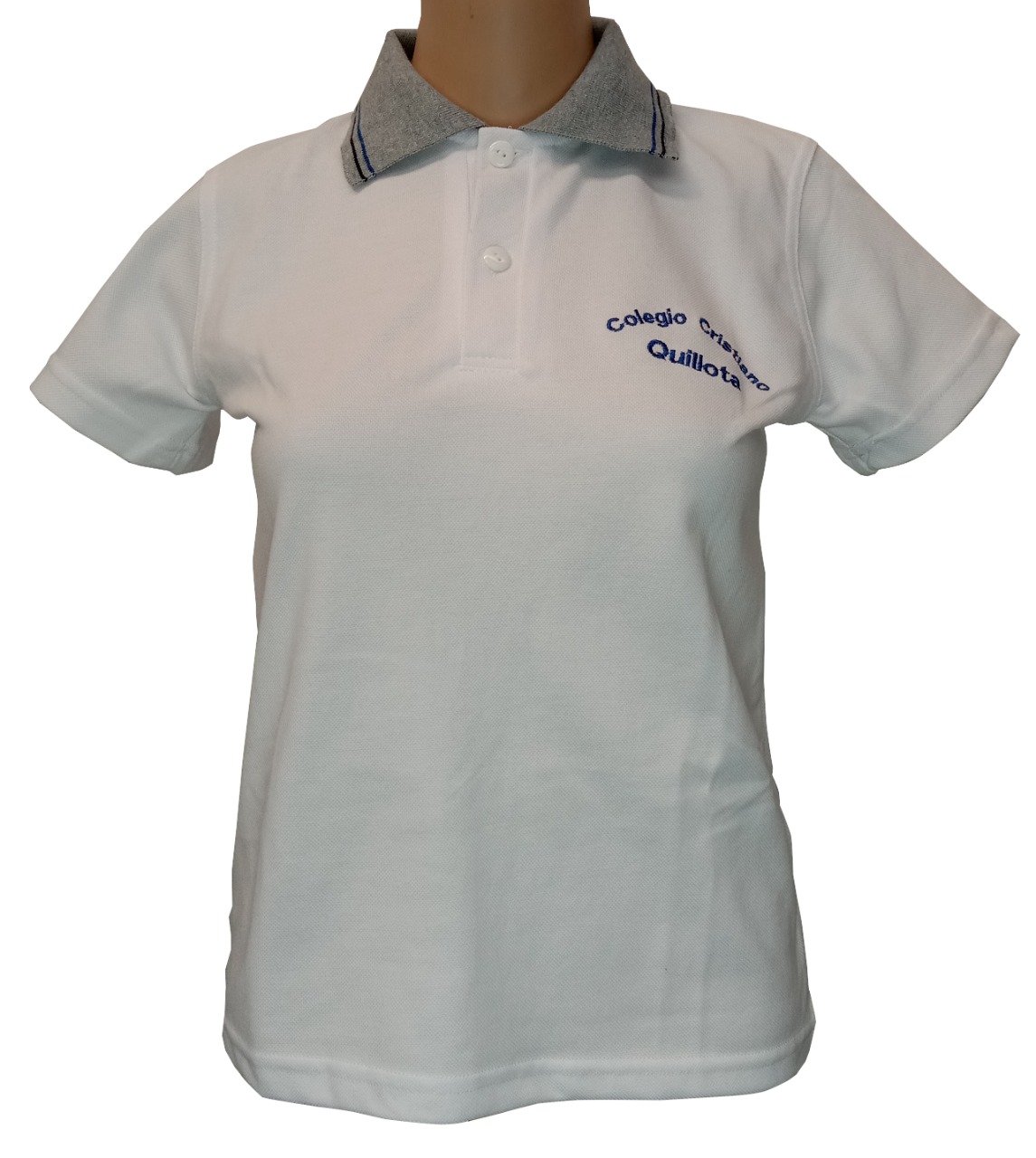 polera pique manga corta