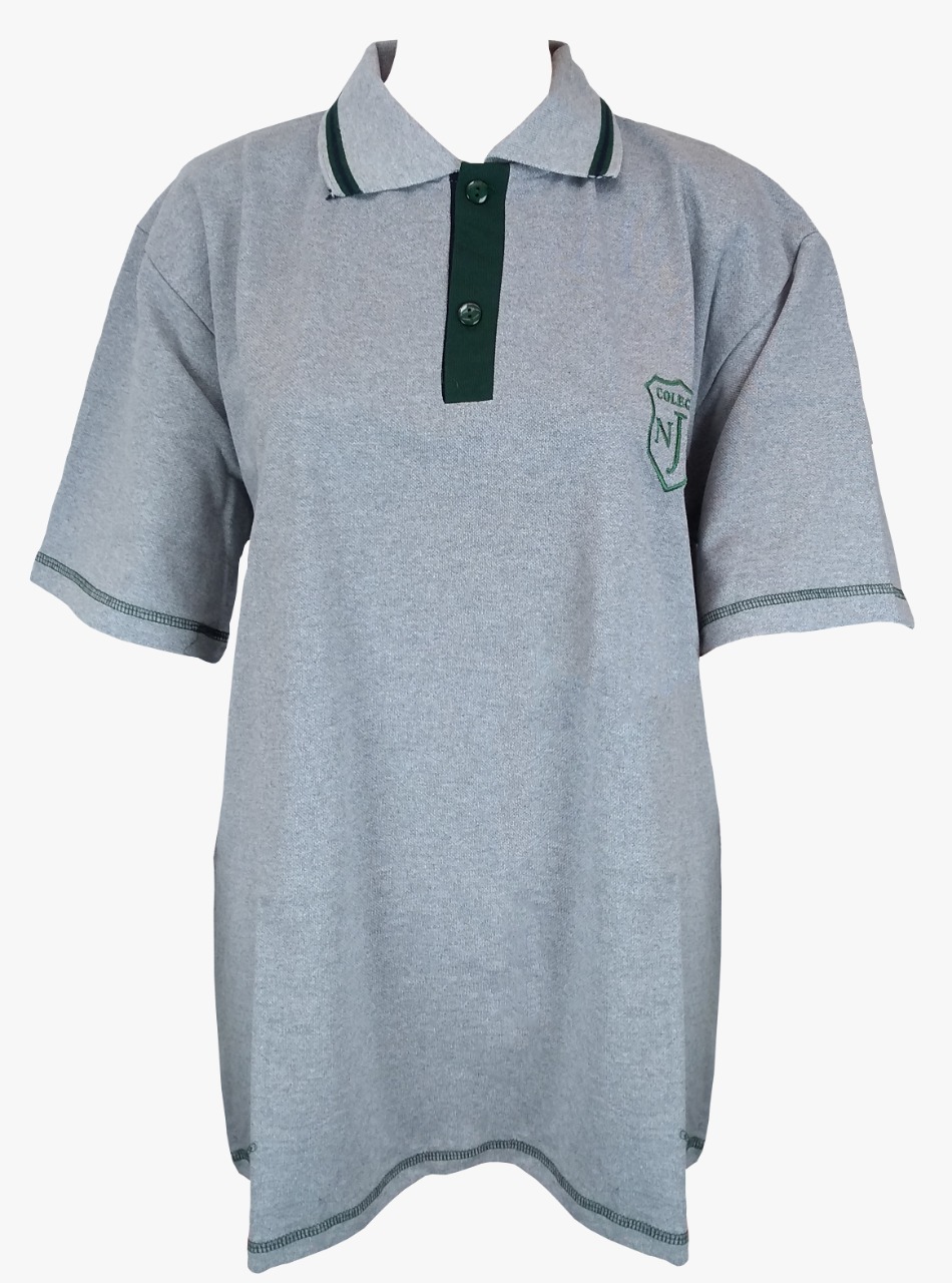 polera pique manga corta