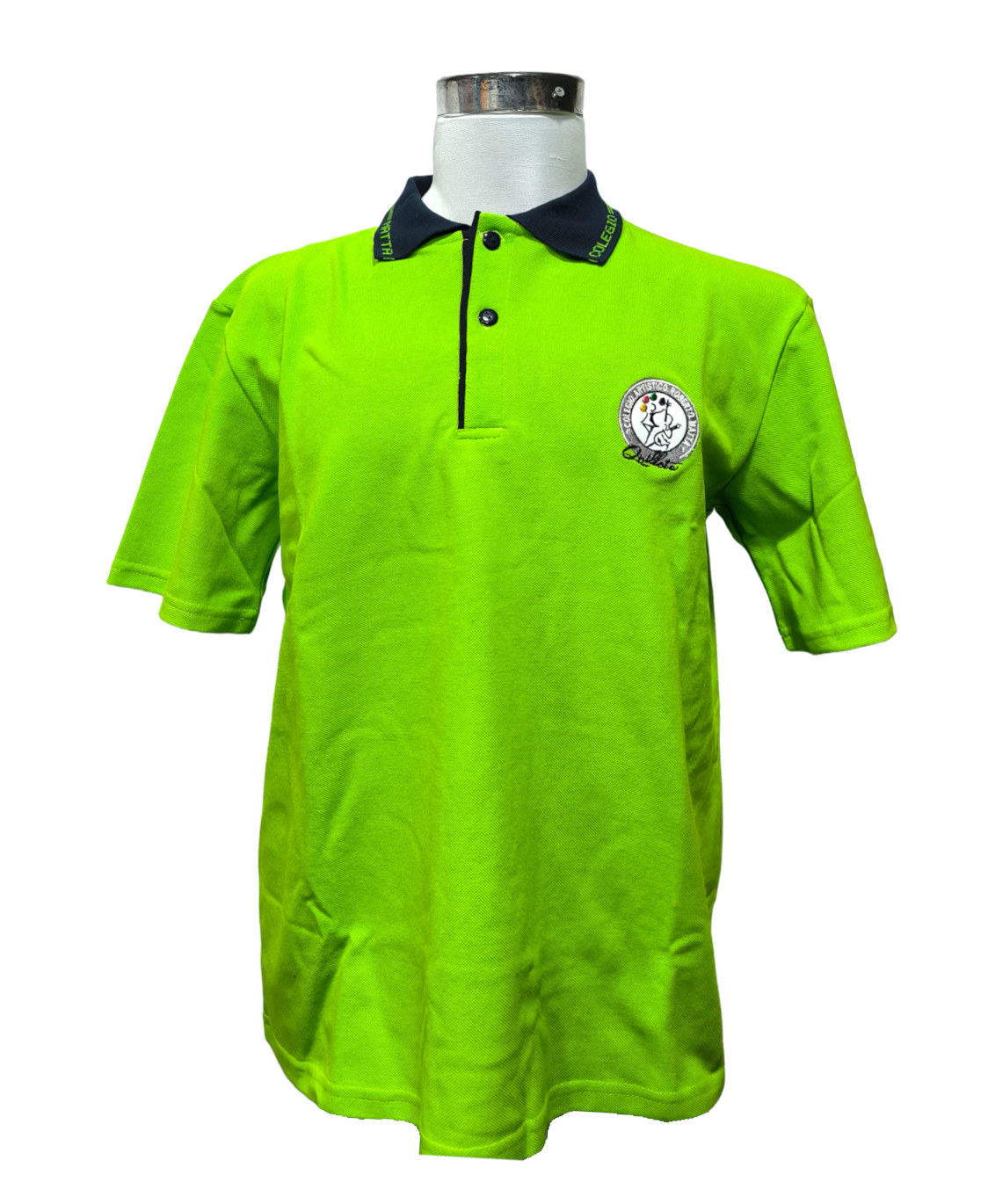 polera pique manga corta verde 1-5-1M
