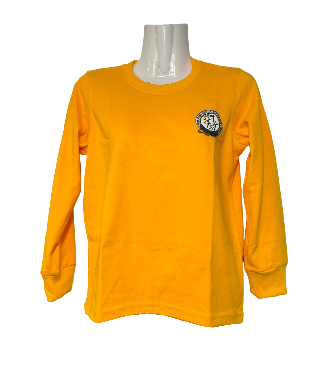 polera polo manga corta amarillo