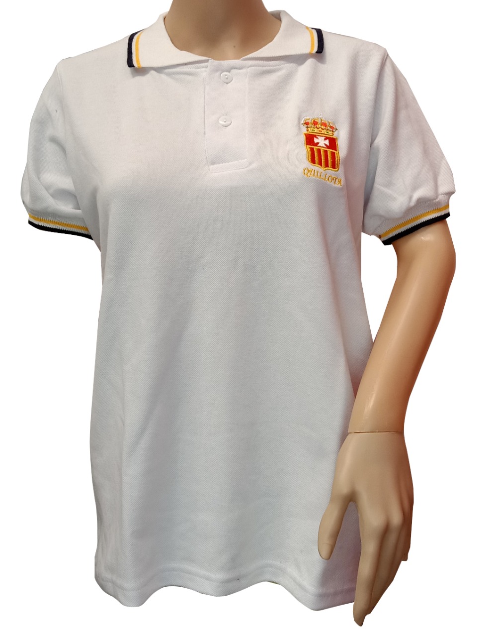 polera pique manga corta
