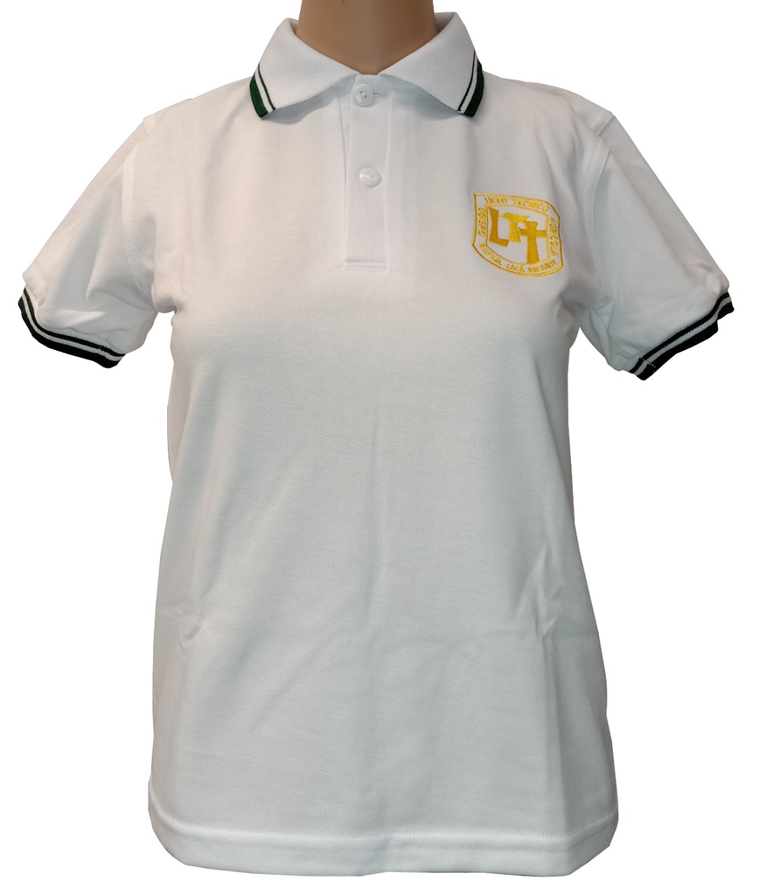 polera pique manga corta