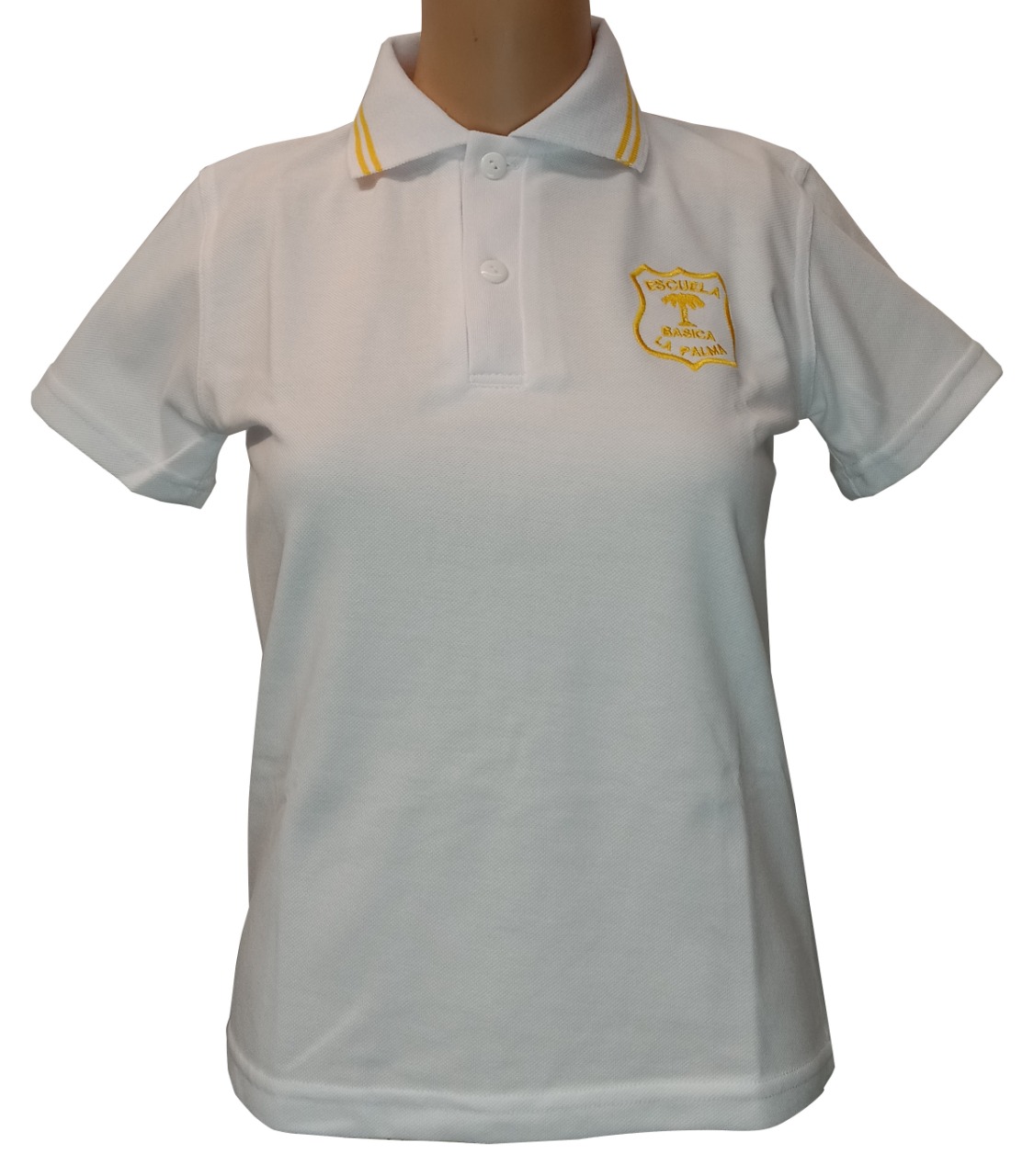 polera pique manga corta