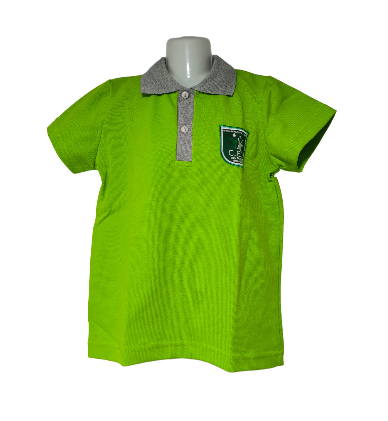 polera pique manga corta