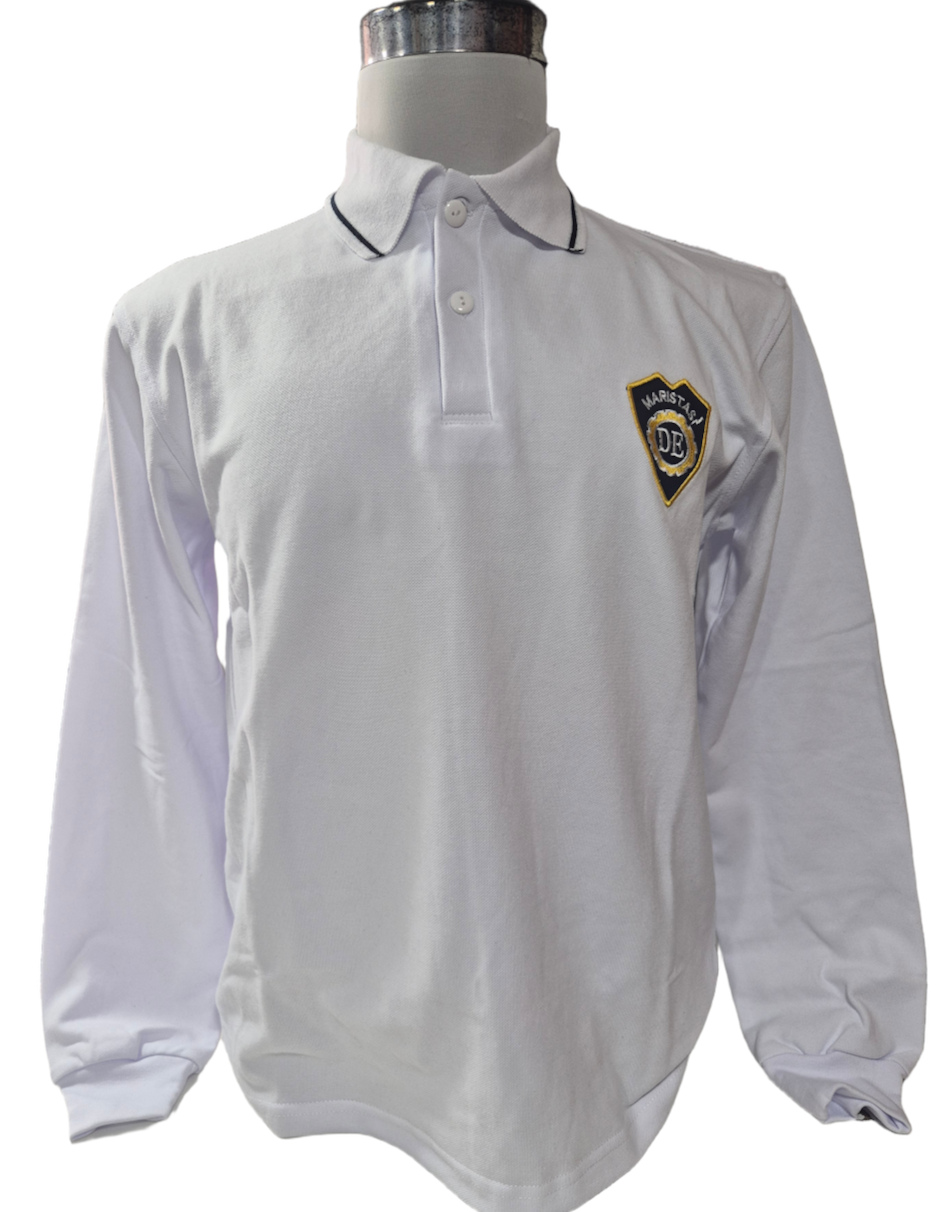 polera pique manga larga