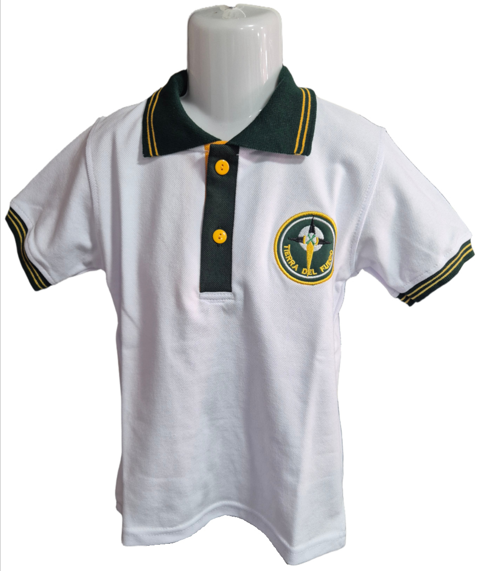 polera pique manga corta