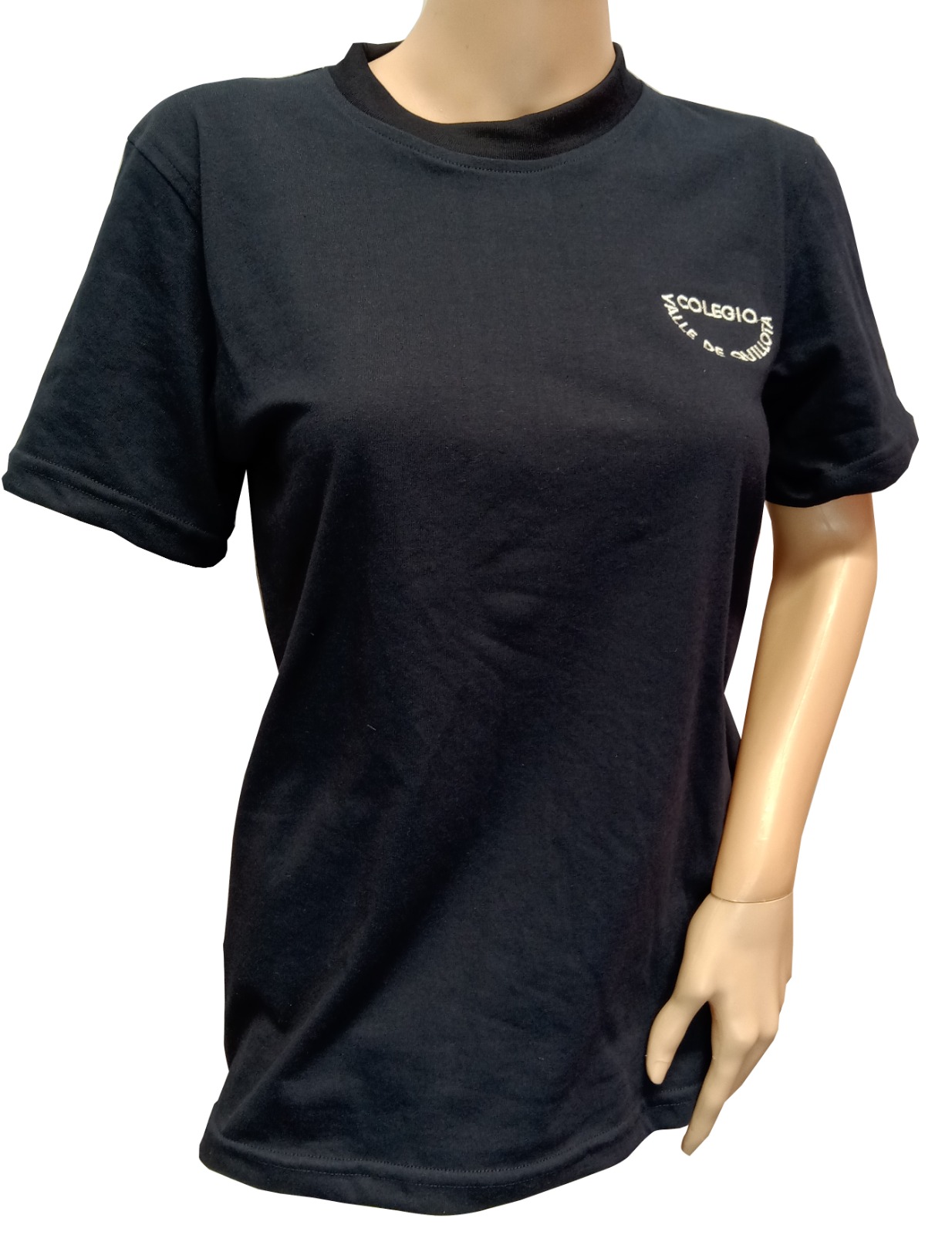 polera polo manga corta azul